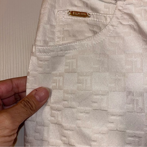 St. John Sport High Rise Straight Leg Monogrammed Pants - Picture 4 of 12